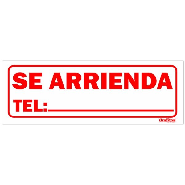 Aviso Se Arrienda Peque?o