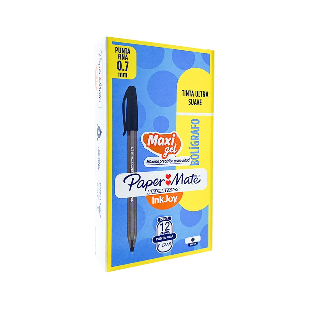 Lapicero kilométrico Maxi Gel Tapa 0,7 Negro - Imagen 2