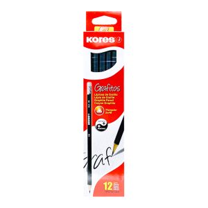 L?piz Grafito 2HB Kores Triangular