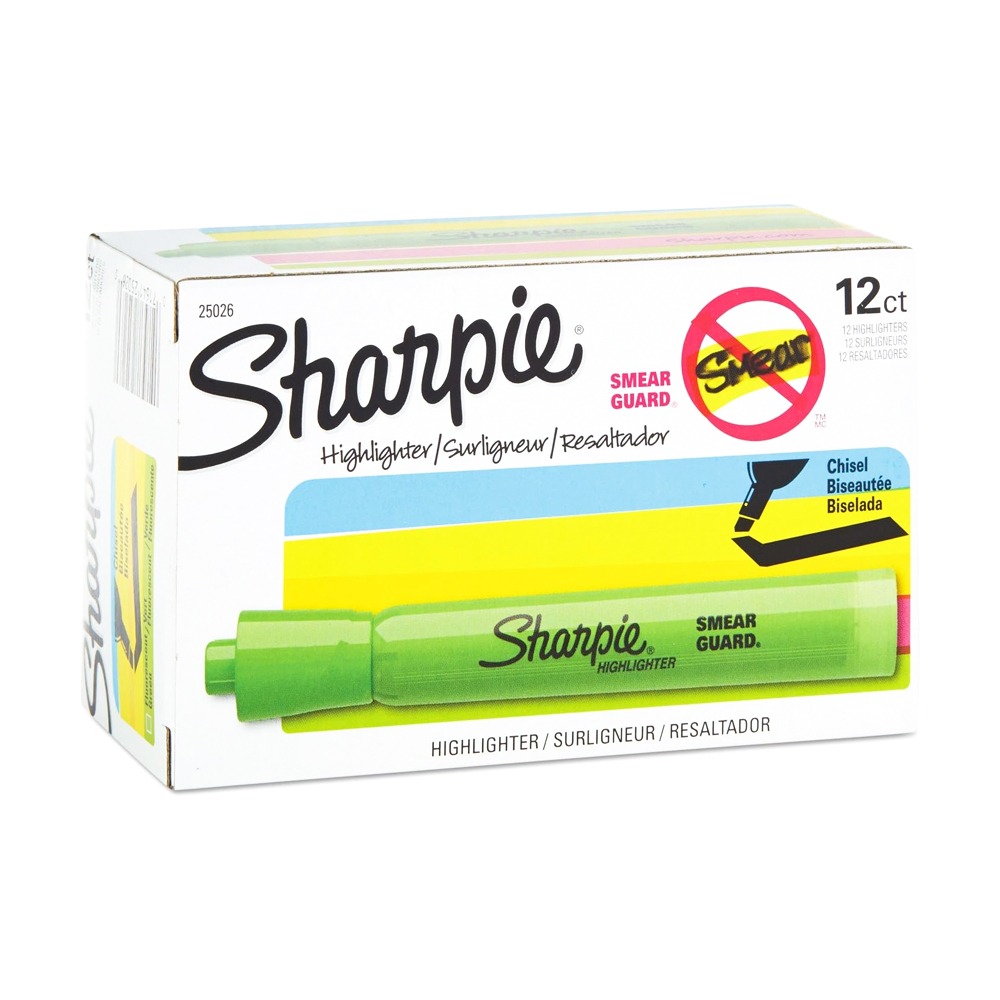 Resaltador Sharpie Verde - Imagen 2