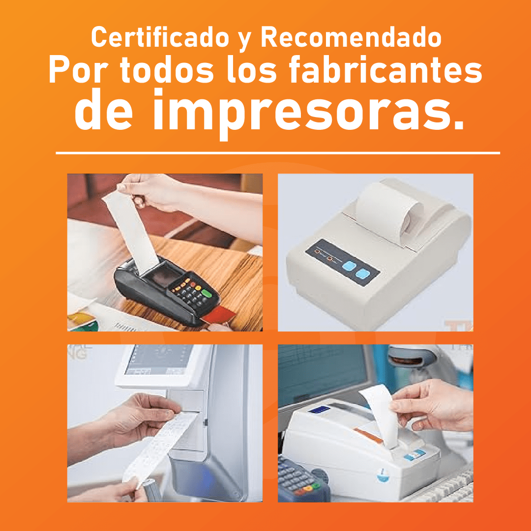 Rollo térmico 80 mm x 60 metros papel térmico - Imagen 7