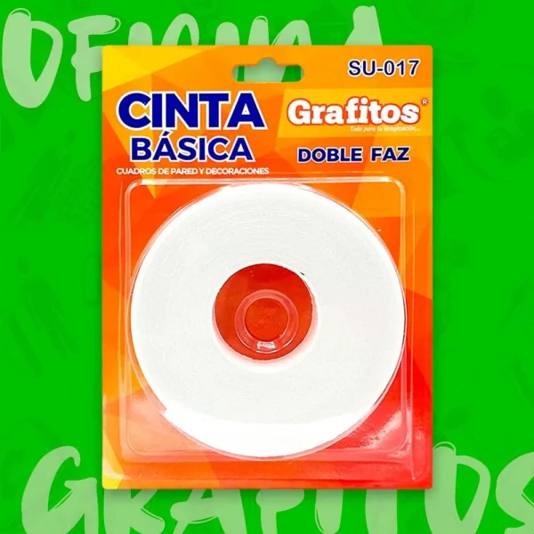 Cinta Doble Faz De Espuma Grafitos