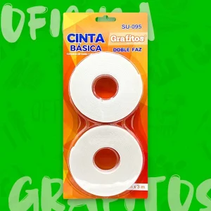 Cinta Doble Faz De Espuma x2 Grafitos