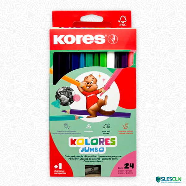 Colores Jumbo Kores x24