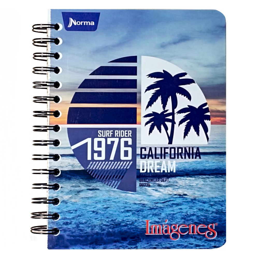 cuaderno norma 5 materias mujer