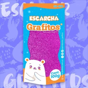 Escarcha Corriente Fucsia De 100 Gr