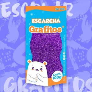 Escarcha Corriente Morada De 100 Gr