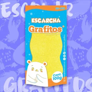 Escarcha Tornasol Amarilla De 100 Gr