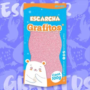 Escarcha Tornasol Rosada De 100 Gr