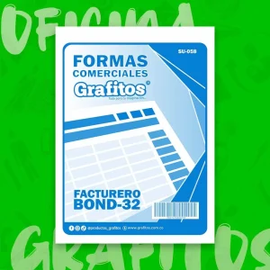 Facturero Bond-32 Grafitos