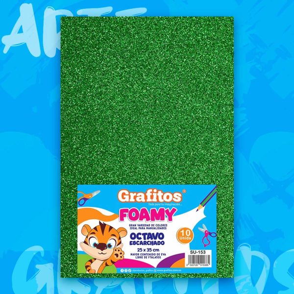 Fommy 1/8 Escarchado Verde
