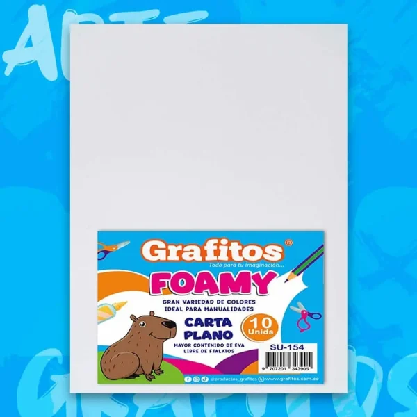 Foamy Carta Liso Blanco