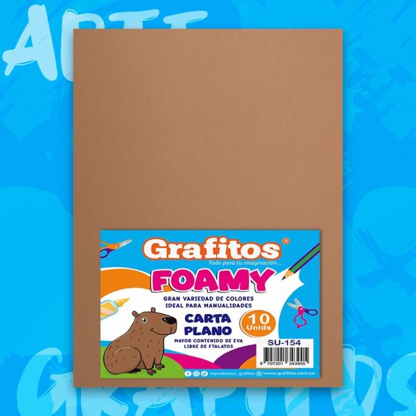 Foamy Carta Liso Caf?