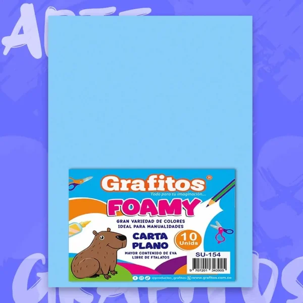 Foamy Liso Celeste