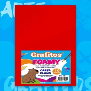 Foamy Carta Liso Rojo