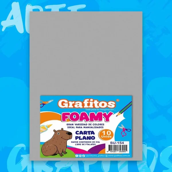 Foamy Carta Liso Gris