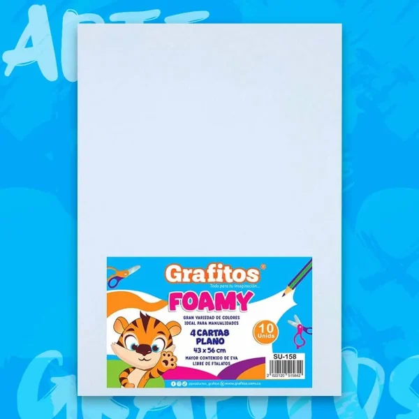 Foamy Cuatro Cartas Blanco