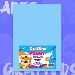 Fommy Cuatro Cartas Liso Celeste
