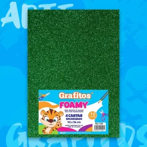 Fommy Grafitos Cuatro Cartas Verde Oscuro
