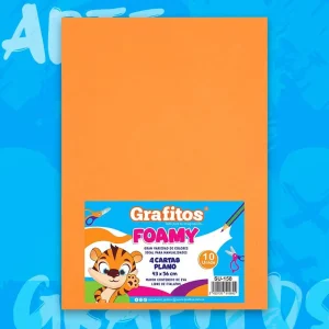 Foamy Cuatro Cartas Naranja