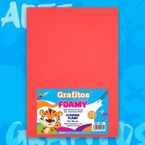 Foamy Cuatro Cartas Rojo