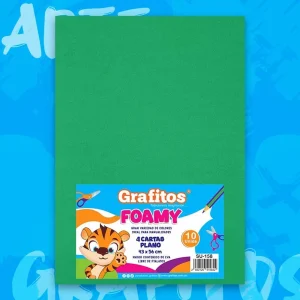 Foamy Cuatro Cartas Verde Oscuro