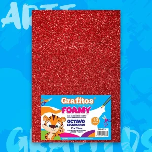 Fommy 1/8 Escarchado Rojo