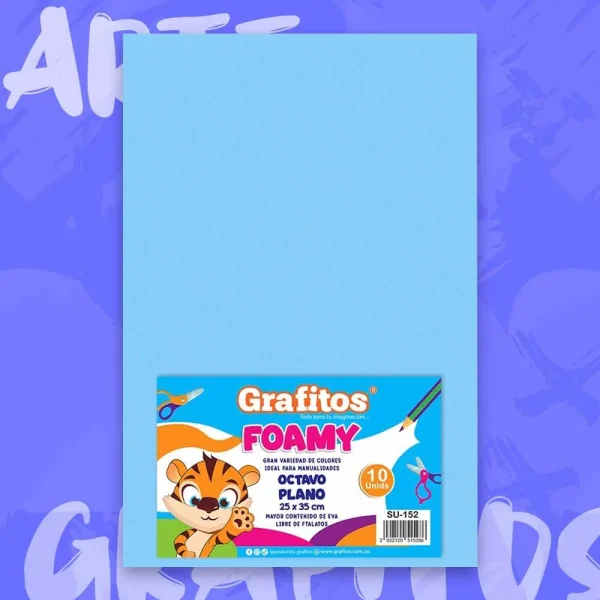 Fommy 1/8 Liso Celeste