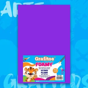 Foamy 1/8 Liso Morado