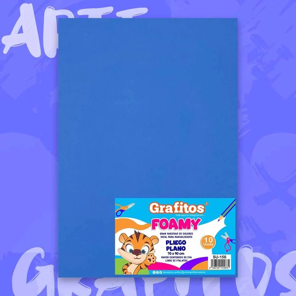 Foamy Lamina Azul Oscuro