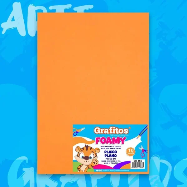 Foamy Lamina Naranja