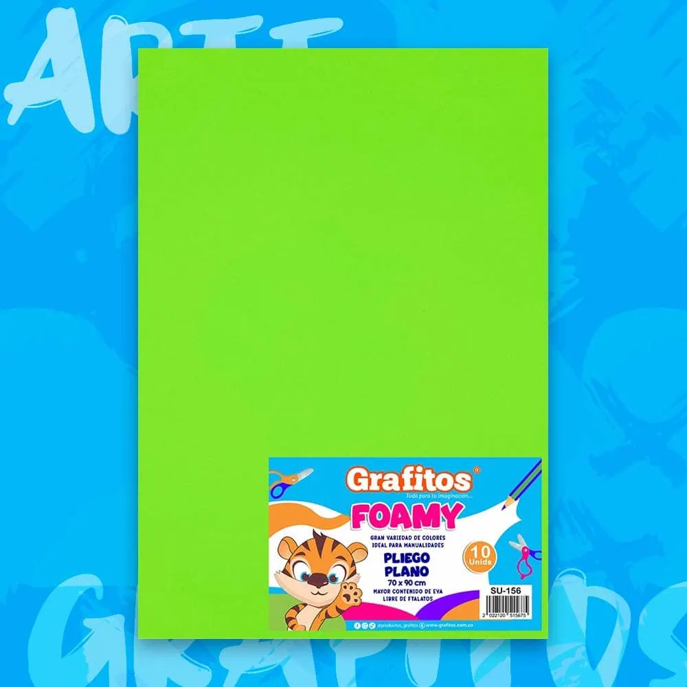 Foamy Lamina Verde Biche