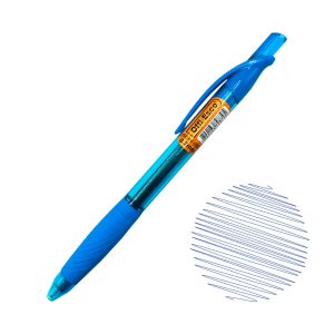 Lapicero Semi Gel Retráctil Inkreible Offi Esco Azul