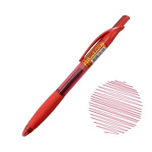 Lapicero Semi Gel Retráctil Inkreible Offi Esco Rojo