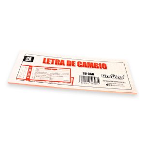 Letra De Cambio SU-060 Grafitos