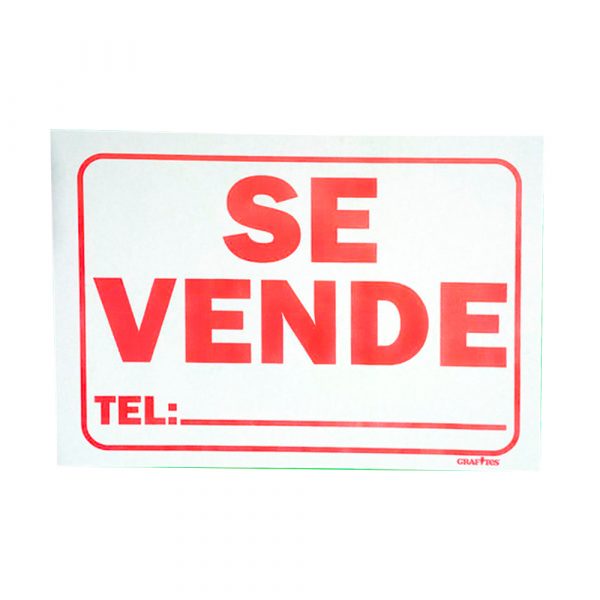 aviso de se vende grande