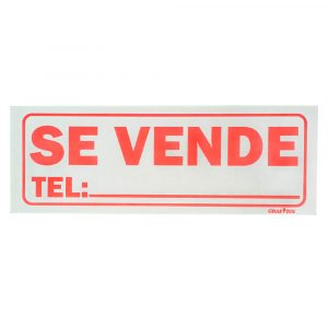 letrero pequeño se vende