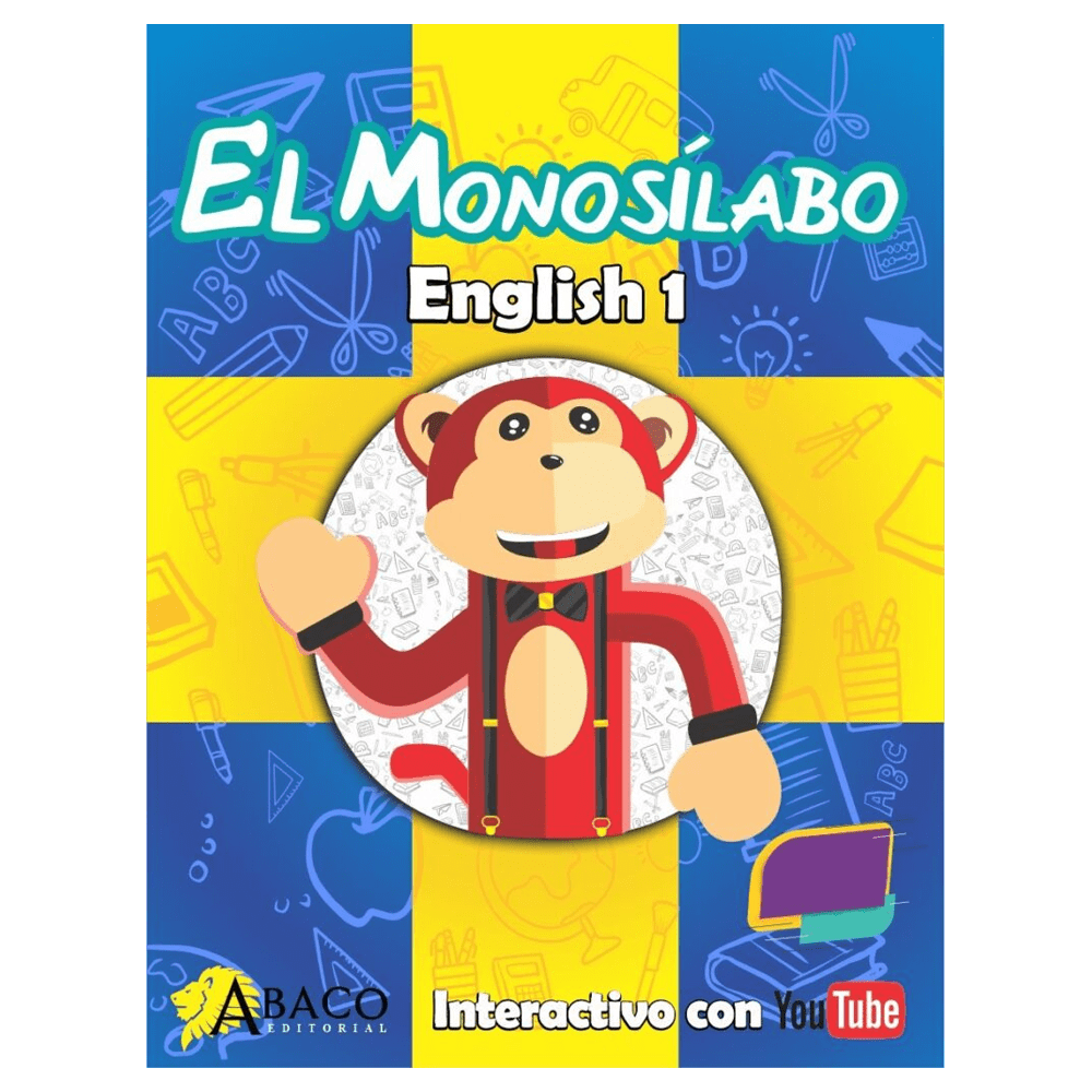 libro monosilabo para colorear ingles