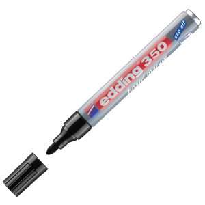 marcador borrable negro 350 edding