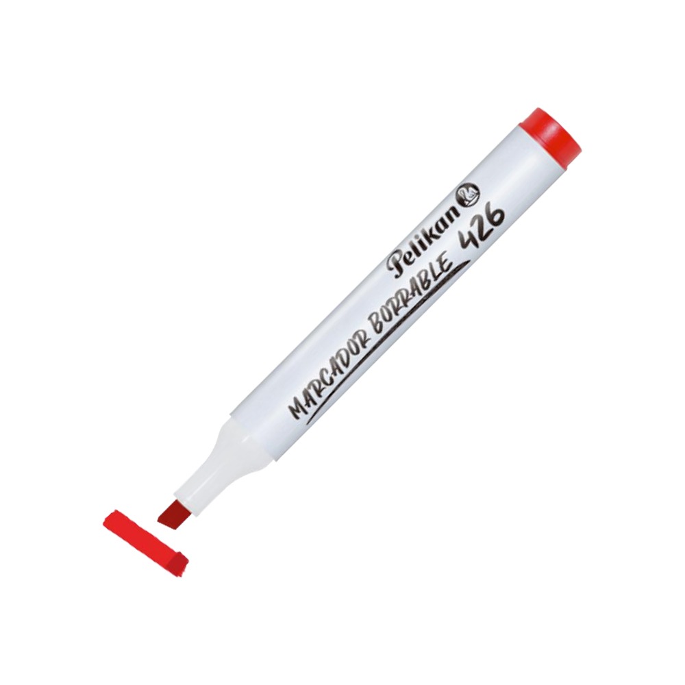 Marcador Borrable 426 Pelikan Rojo