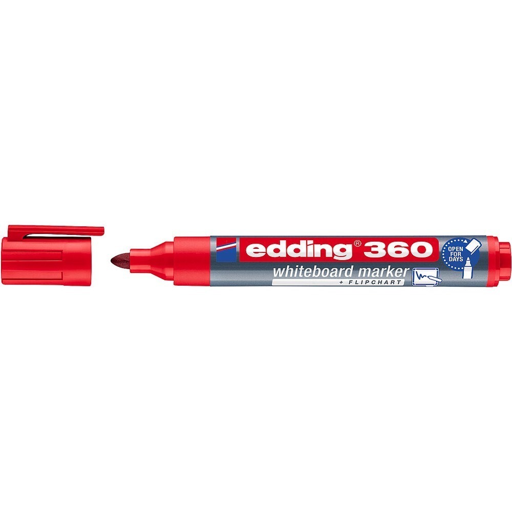 Marcador Recargable Edding 360 Rojo