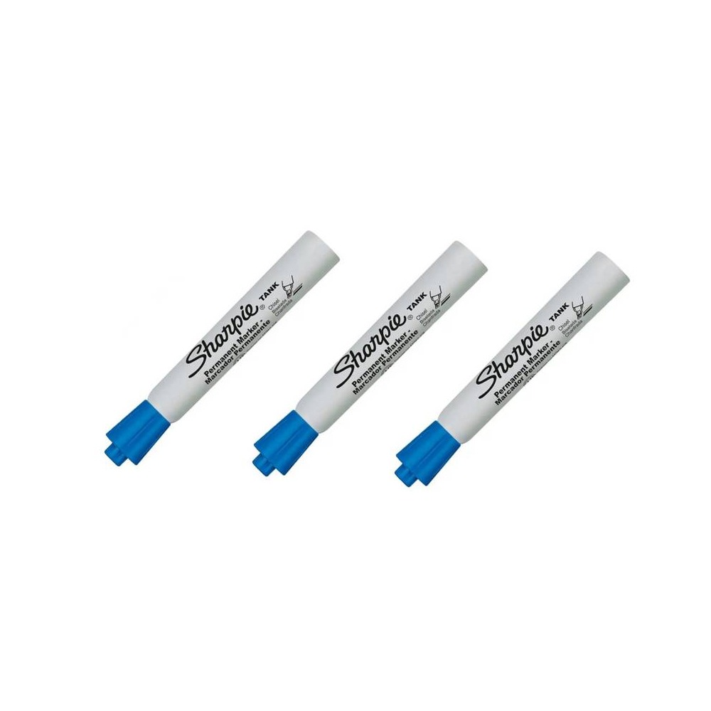 Marcador permanente Sharpie Tank Azul - Imagen 2