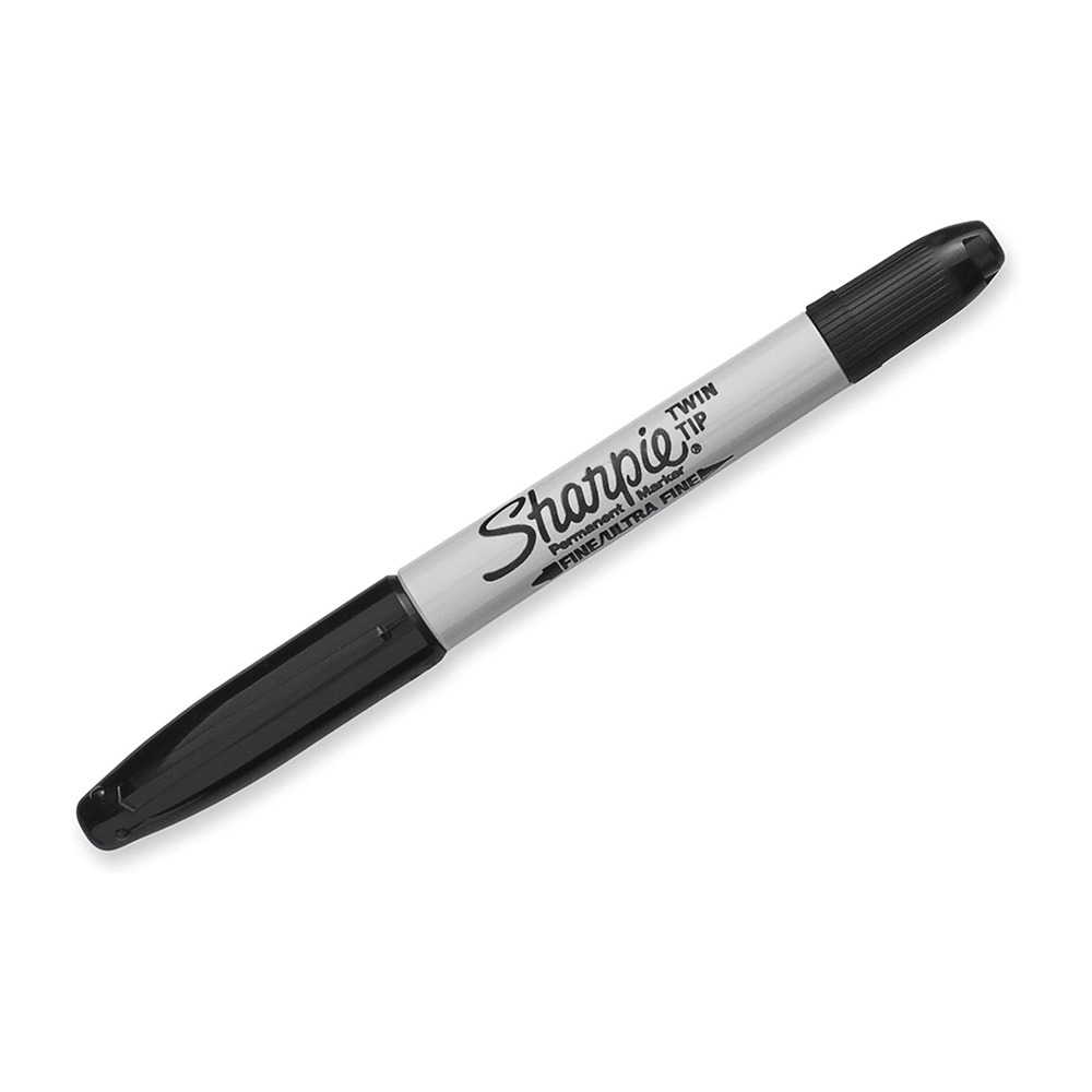 Marcador Sharpie Twin Tip Negro - Imagen 2