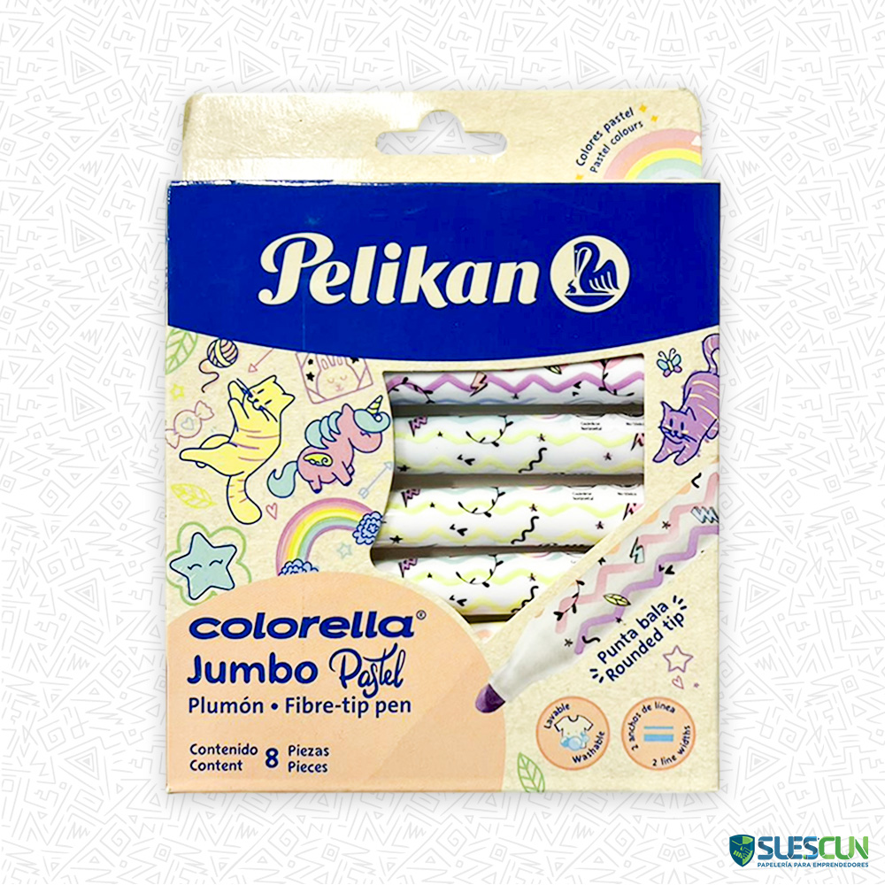 Marcadores Pelikan Star Jumbo Pastel