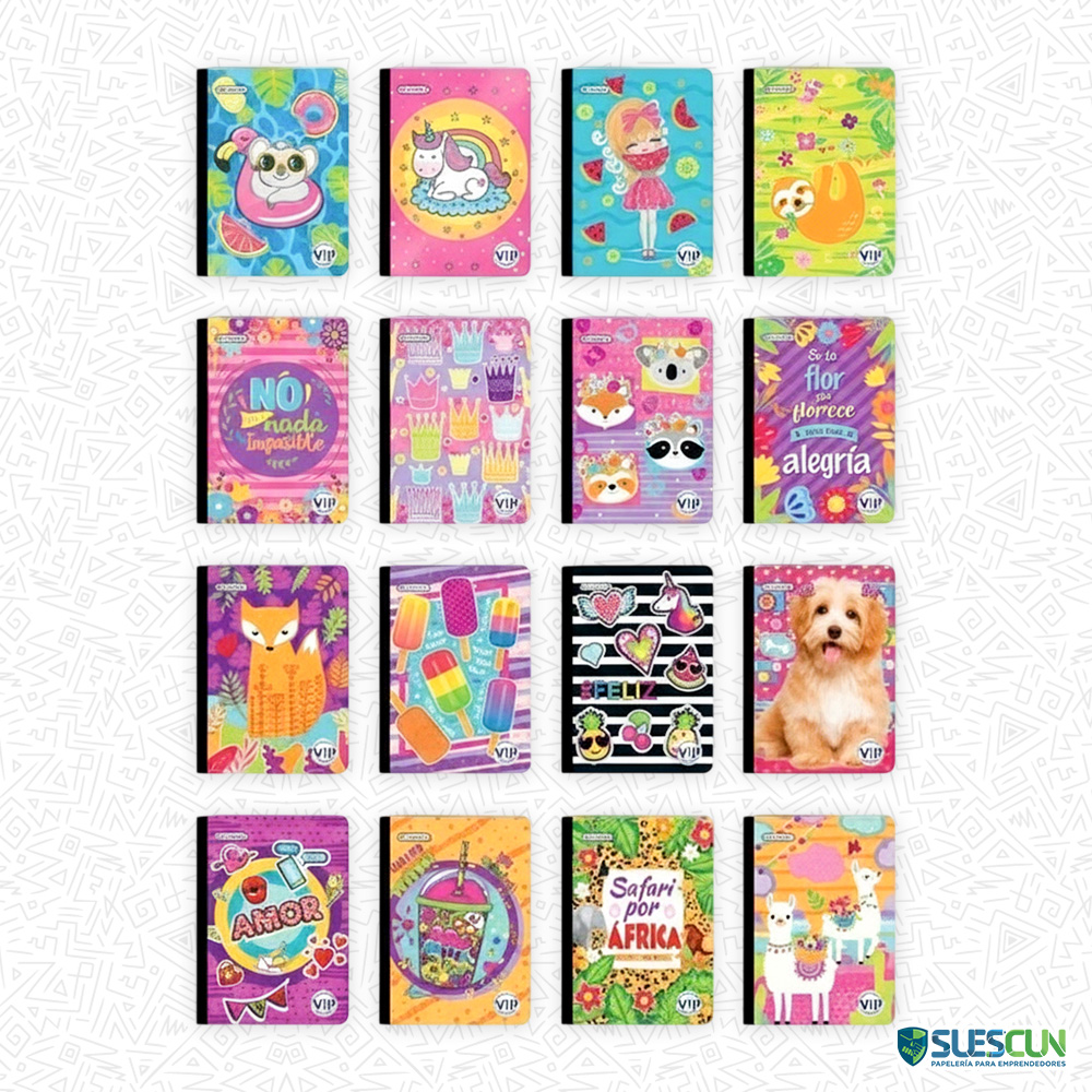 Cuaderno Cosido Rayado 50 Hojas VIP - Imagen 3