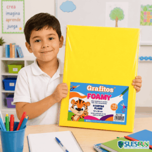 Foamy Cuatro Cartas Amarillo