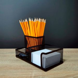 Organizador De Malla Negro 3 Espacios