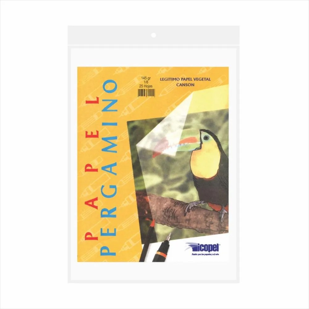 Block Papel Pergamino De 115 Gr