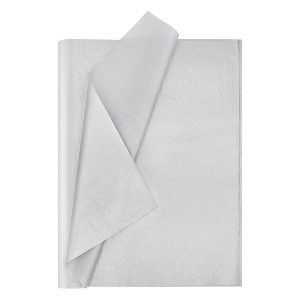 Papel Seda Plateado Paq x20
