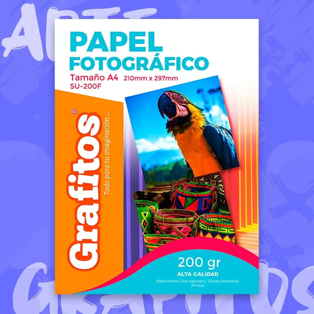 Papel Fotográfico Grafitos 200 Gr